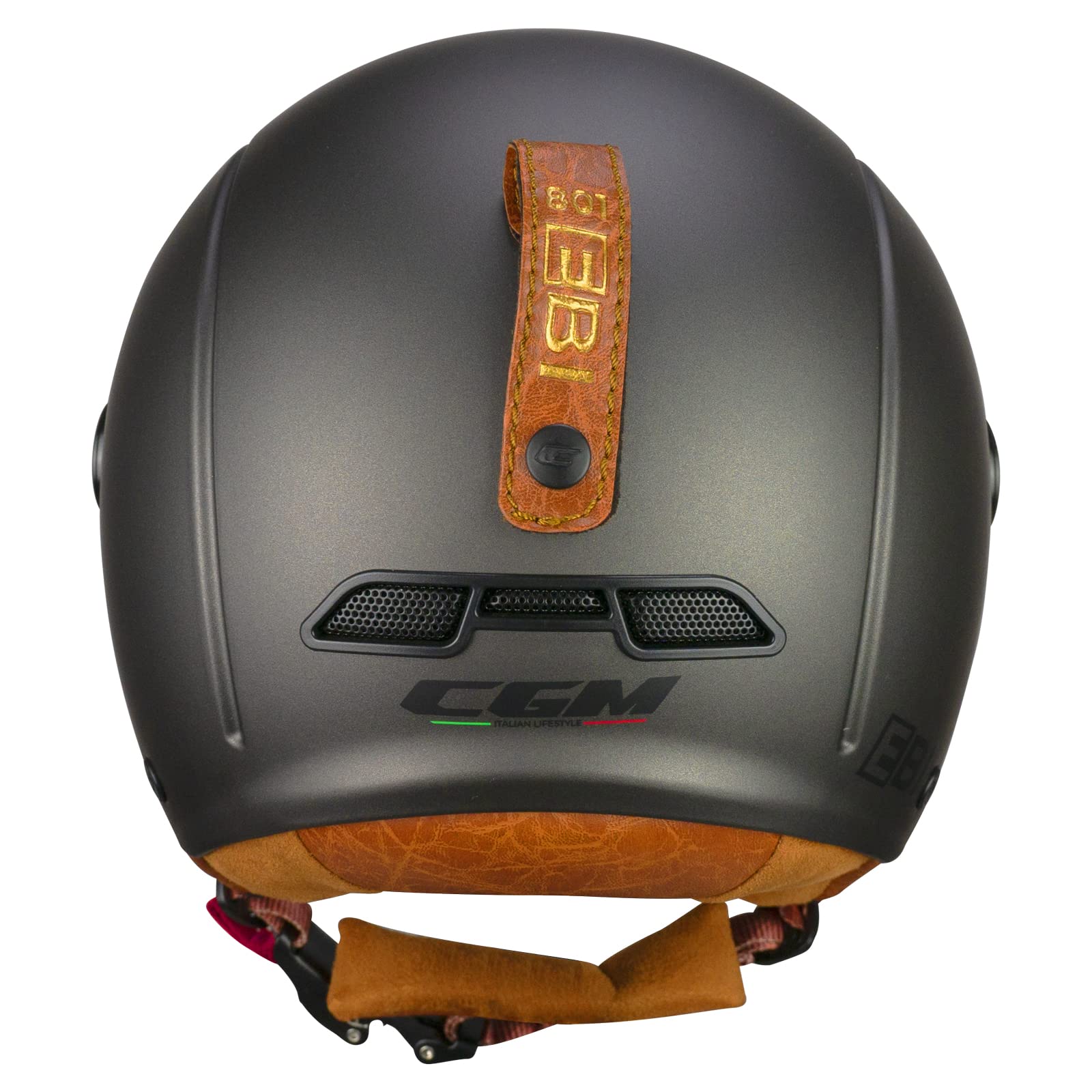 CGM EBI Unisex Kask narciarski dla dorosłych, grafitowy satynowy, L (59 cm)