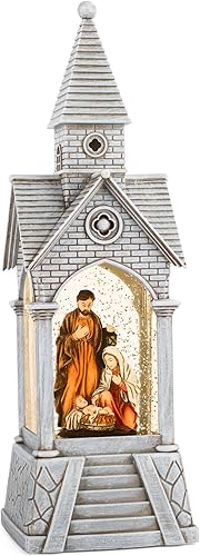 Caja de música de globo de nieve de muñeco de nieve, decoración musical de muñeco de nieve iluminado de 13.6 pulgadas, decoraciones navideñas para