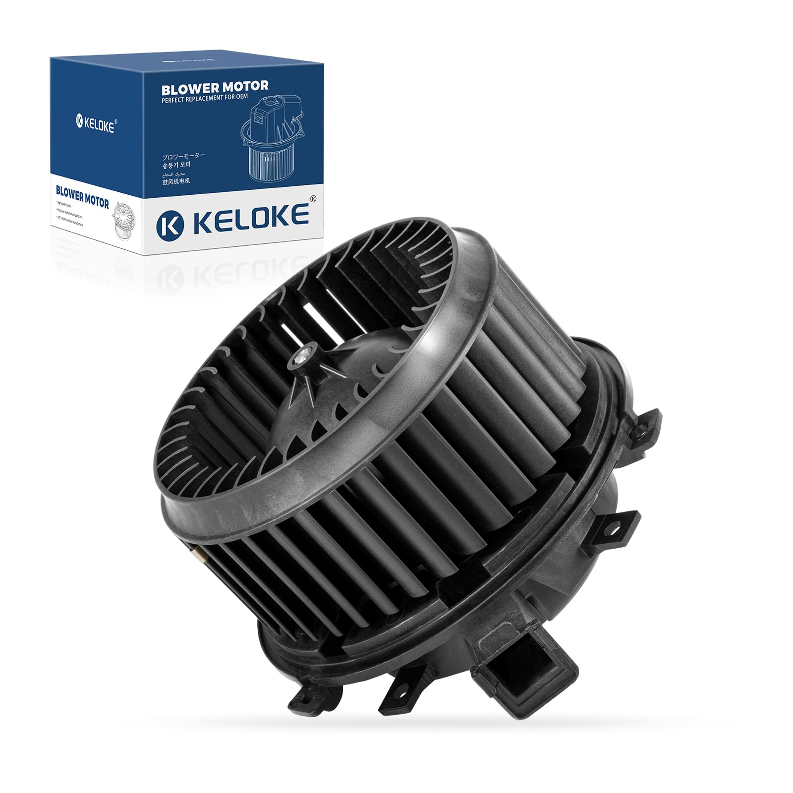 KELOKE HVAC Heater Blower Motor Fan Compatible with Chevrolet &amp; Buick | Sonic 2012-2020, Trax 2013-2022 &amp; Encore 2014-2022, with Fan Cage, Replace# 700309