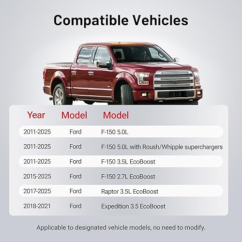 Miniatura 2 de EVIL ENERGY Lata de captura de aceite, separador de aceite de aire compatible con F-150 2011-2025 5.0L 2017-2023 Raptor 2018-2021 Expedition 3OZ