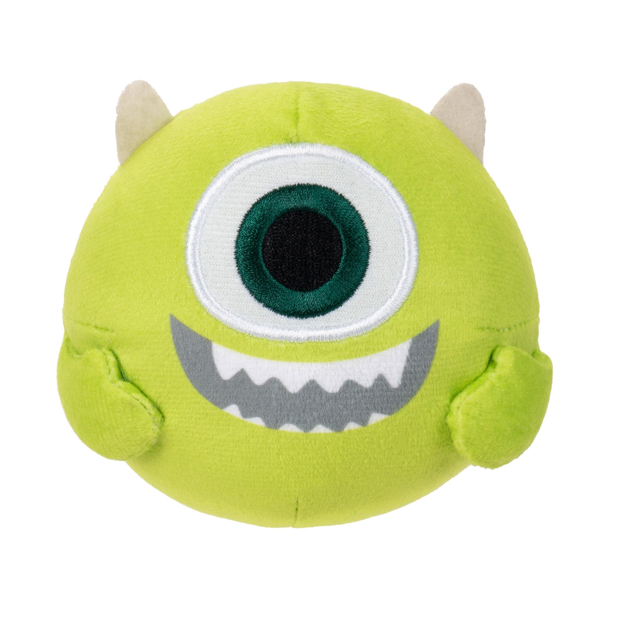 JAZ PET TOYS PIXAR Mike and Sulley Squeaky Plush Dog Toy 2-Pack - Two 3.5-Inch Plush with Squeakers Inside - Image 4