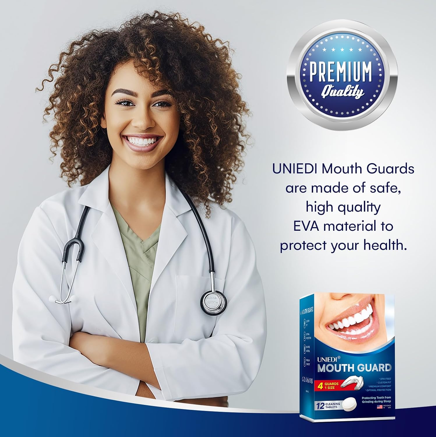 Mouth Guard for Grinding & Clenching Teeth at Night, Sleeping Mouthguard