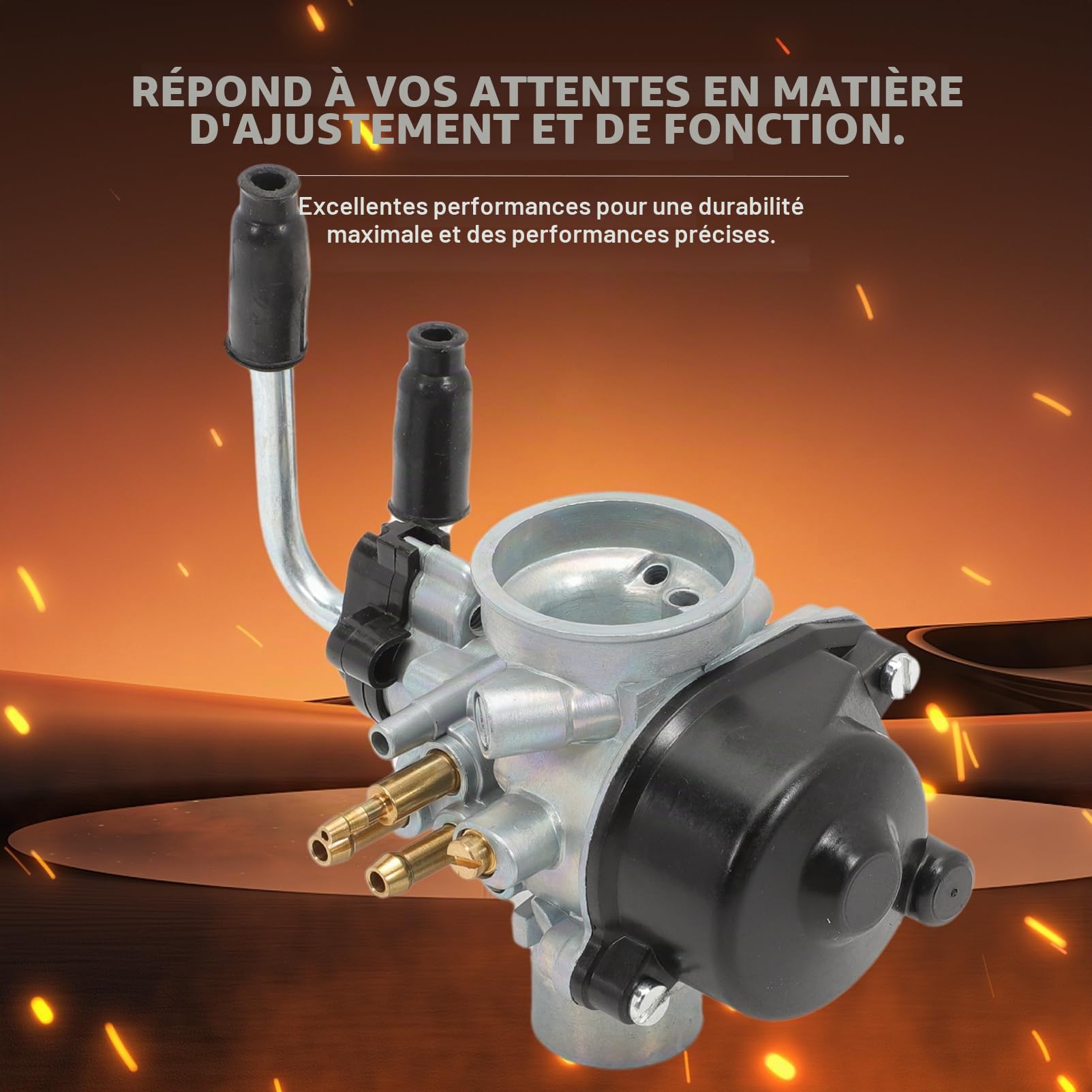 Carburateur PHBN 17,5 mm pour MBK Booster Nitro Stunt Mach-G Jog-R Bw's Rocket Aerox Ovetto AM6 Derbi TZR XP6 Rieju Beta Pour Minarelli vertical horizontal Carbu Scooter 50cc de moto