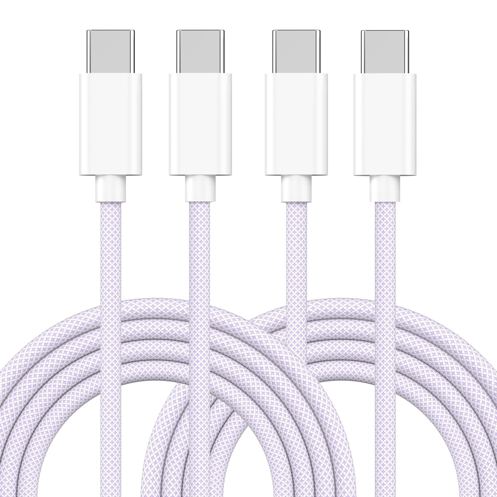 [MFi Certified] iPhone 16 Fast Charging Cable,60W Braided 2Pack USB C to USB C Fast Charging Cable 6ft,Type C Fast Charger Cord for iPhone 16/16 Pro/16 Plus/16 Pro Max/15 Galaxy Pixel Air iPad