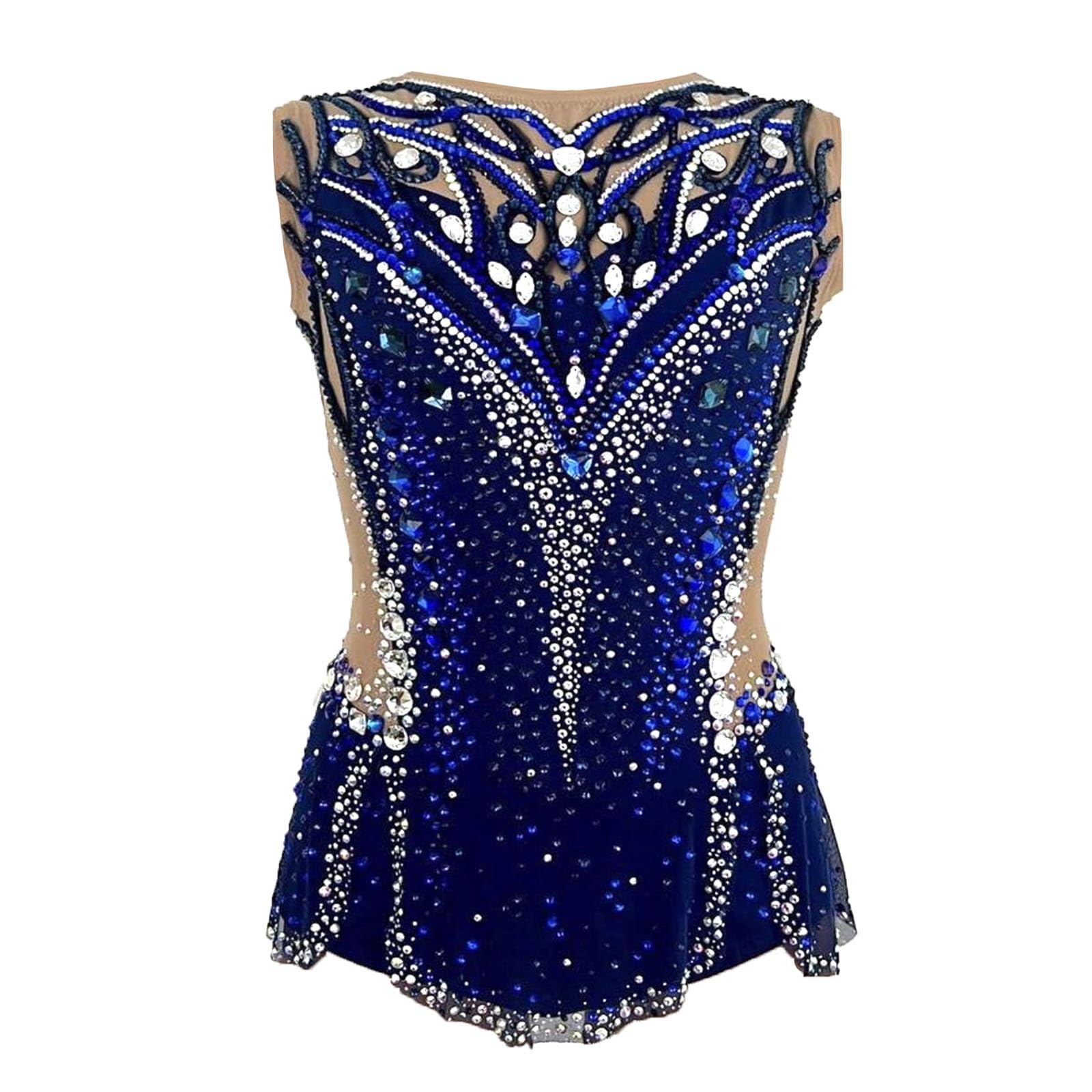 Maillot de gimnasia rítmica for niña, maillot de tirantes de alta elasticidad for competición.