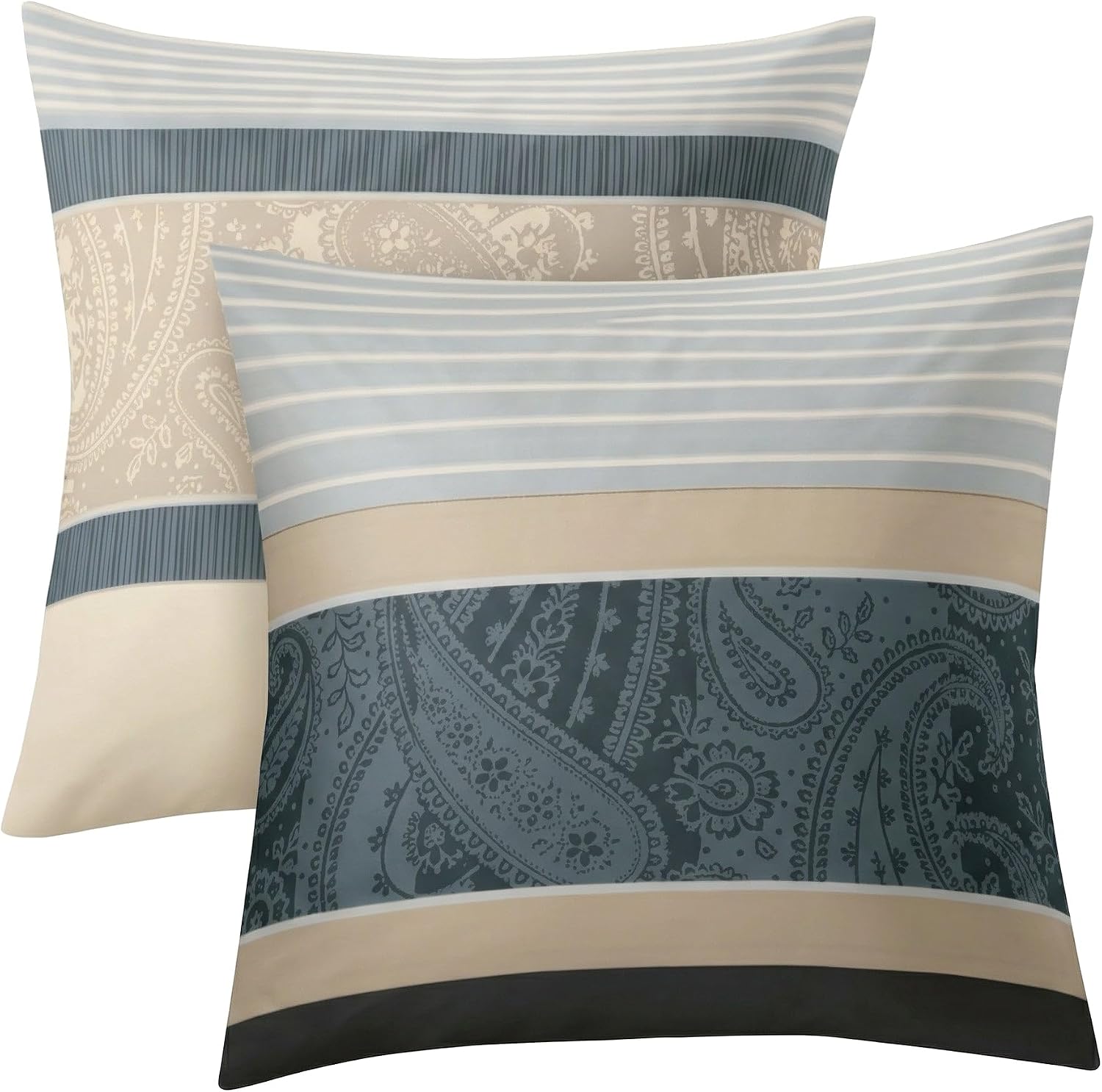 Bettwäsche Satin, Cambridge Taupe, 1-155x220 /1- 80x 80
