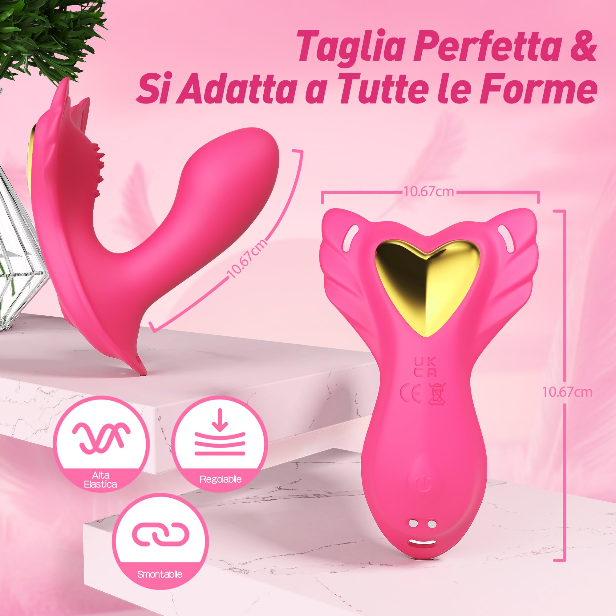 2025 Vibratore Indossabile Elastico Controllo APP & 9 Vibrazioni Vibratoreper Donna Professionale, Sexytoysys Donna Sex Toy Vibratore con Telecomando, Sex Toys Vibratoriper Donne für Sexytoysys Coppia