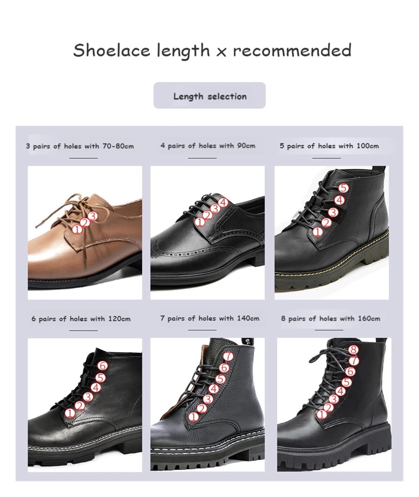 Cordones de zapatos planos, 1 par de cordones encerados de algodón, botas redondas, cordones for hombres, cordones redondos Oxford(Black,120cm)
