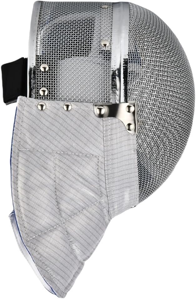 ASAki CE350N Fencing Saber Mask,with 350N Stab-Proof Fabric,Full Coverage Lining(Removable and Washable).