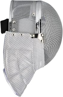 ASAki CE350N Fencing Saber Mask: 350N Stab-Proof Fabric, Removable Washable Lining for Ultimate Safety & Comfort