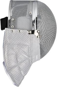 ASAki CE350N Fencing Saber Mask,with 350N Stab-Proof Fabric,Full Coverage LiningRemovable and Washable.