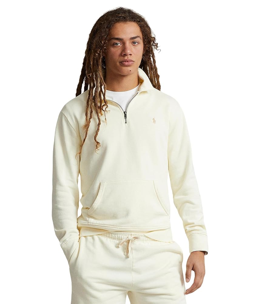 ★★POLO RALPH LAUREN★★ Loopback Fleece Quarter Zip Sweats POLO RALPH LAUREN Men's Loopback Fleece Quarter-Zip