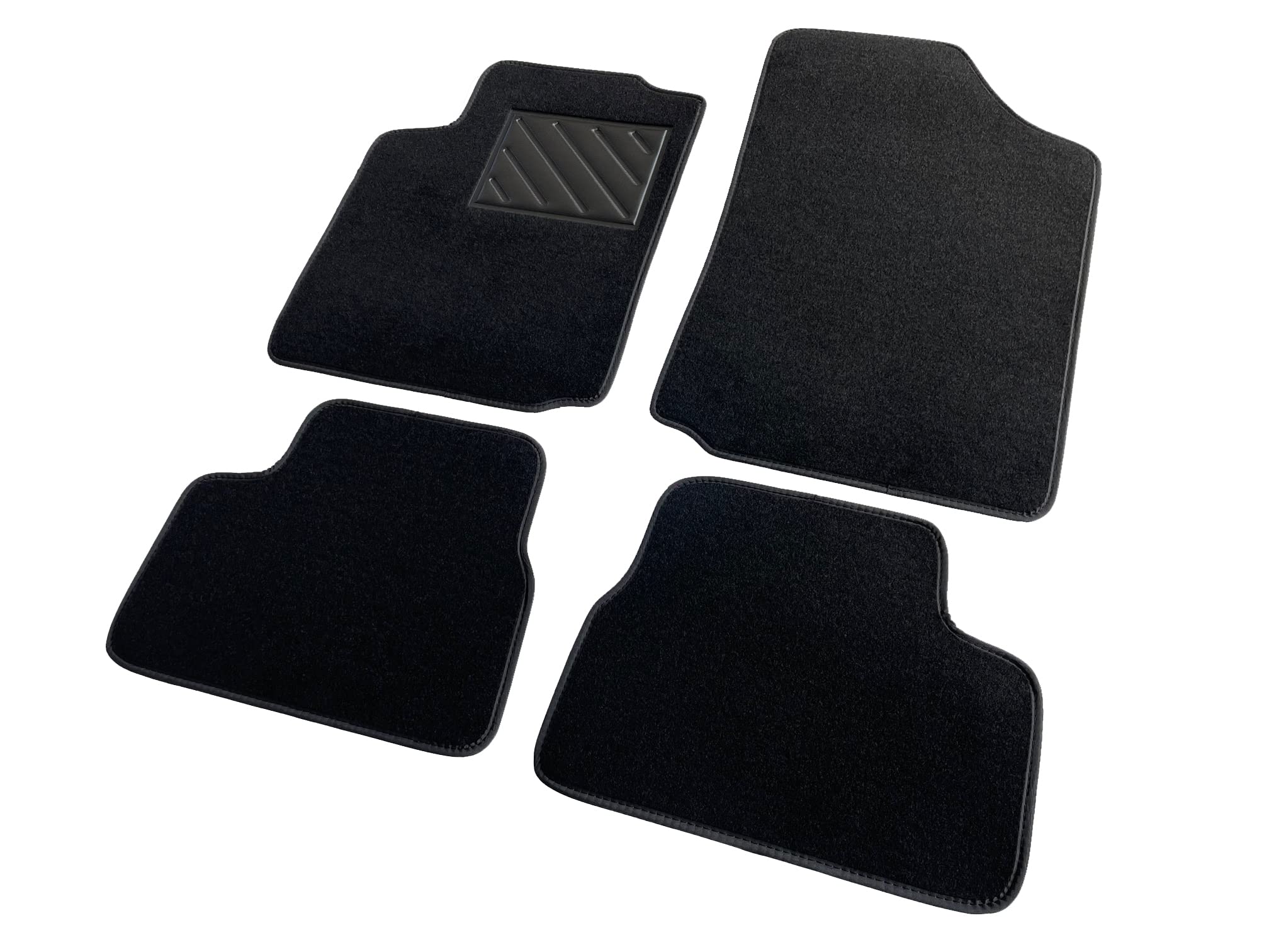 Tapis De Sol Sur Mesure Pour Citroën C3 II 2009-2017 - Antidérapants Avec Talonnette Caoutchouc Et Fixations