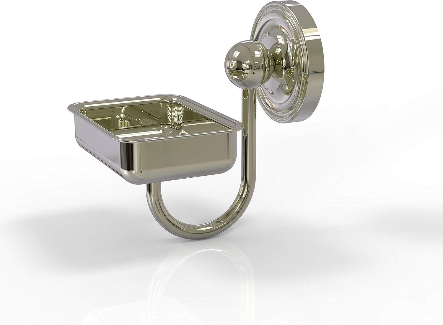 Allied Brass PR-WG2 Prestige Regal Collection Wall Mounted Soap Dish, Polished Nickel Allied Brass PR-WG2 Prestige Regal Collection Wall Mounted Soap Dish, Polished Nickel