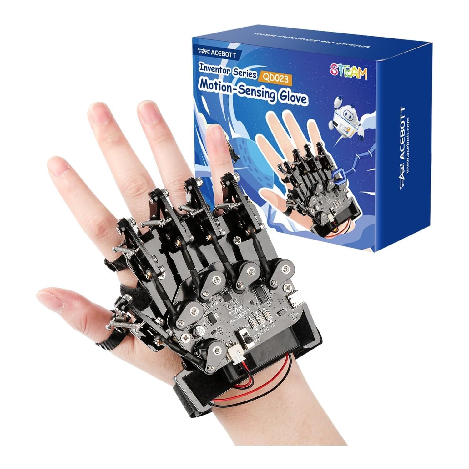 QD023 Rękawica Sterująca Bluetooth do Robotyki