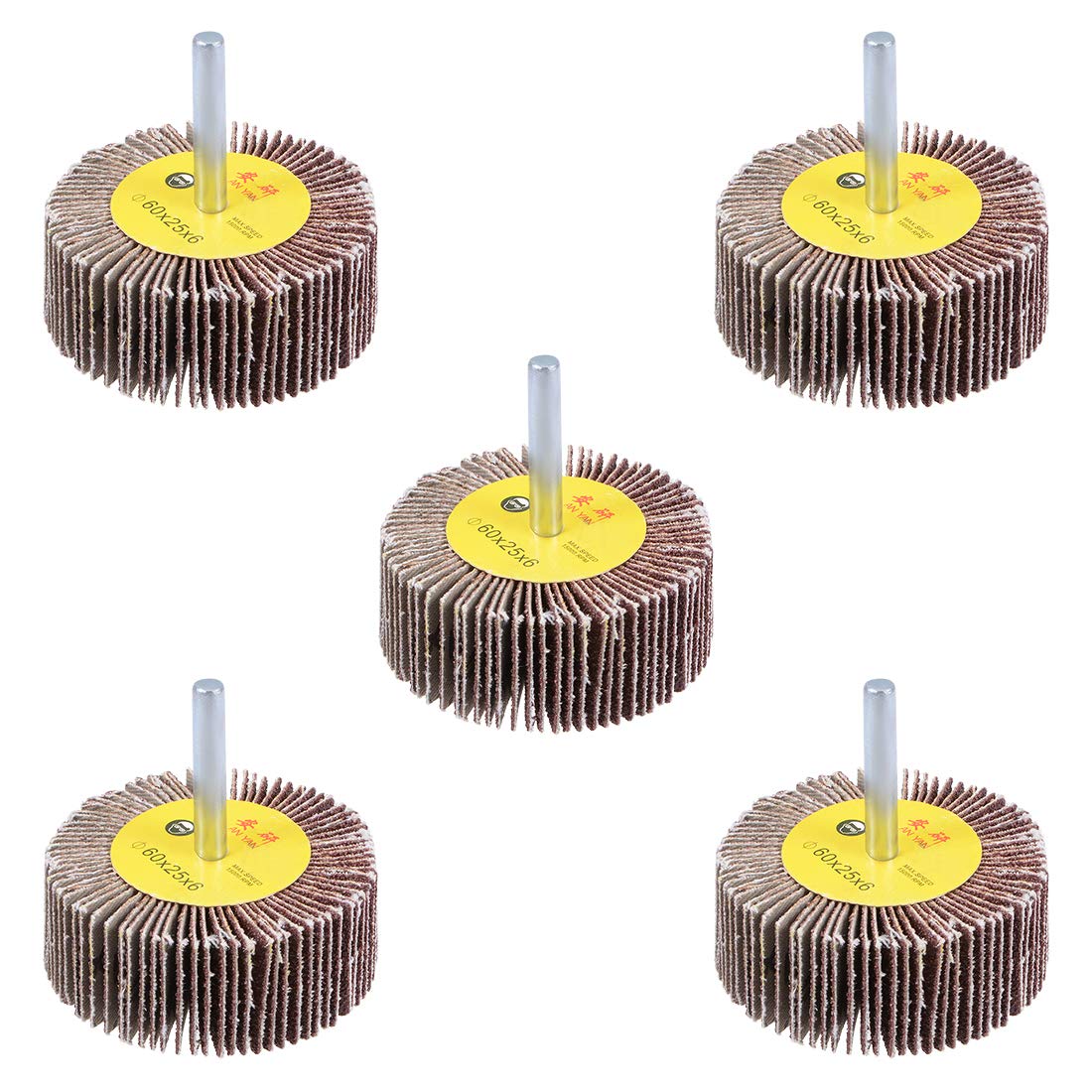 80 Grit Flap Wheels - Sanding Discs for Metal & Wood -13