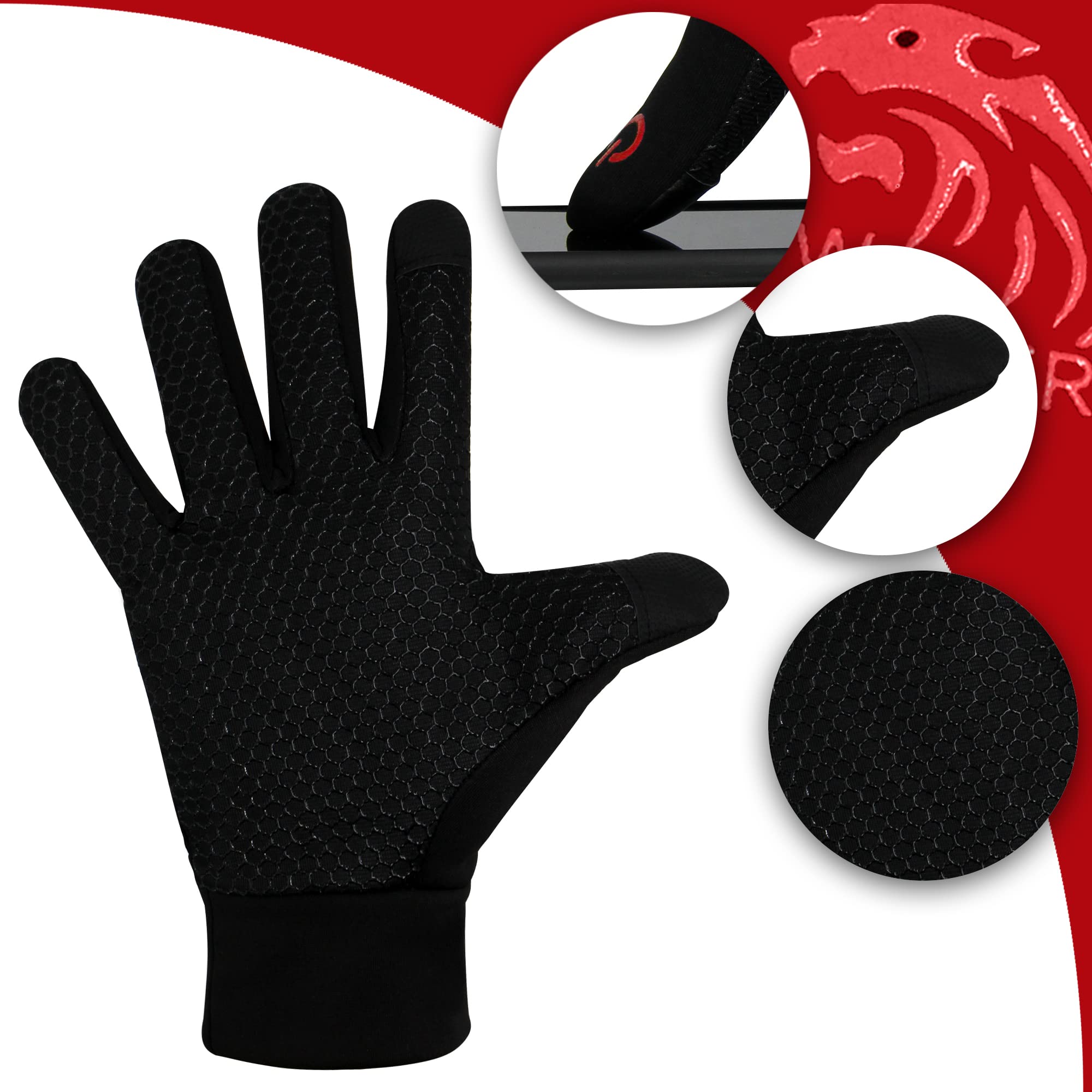 ZaySoo Full Finger Gloves with Touch Screen Feature Snow Man Tiger Print - Grey (B09STTX1TC) Amazon Price History, Amazon Price Tracker