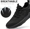 Zapatillas deportivas sin cordones para hombre, ligeras y antideslizantes, para correr y caminar, transpirables de malla tejida, para exterior y casual 3