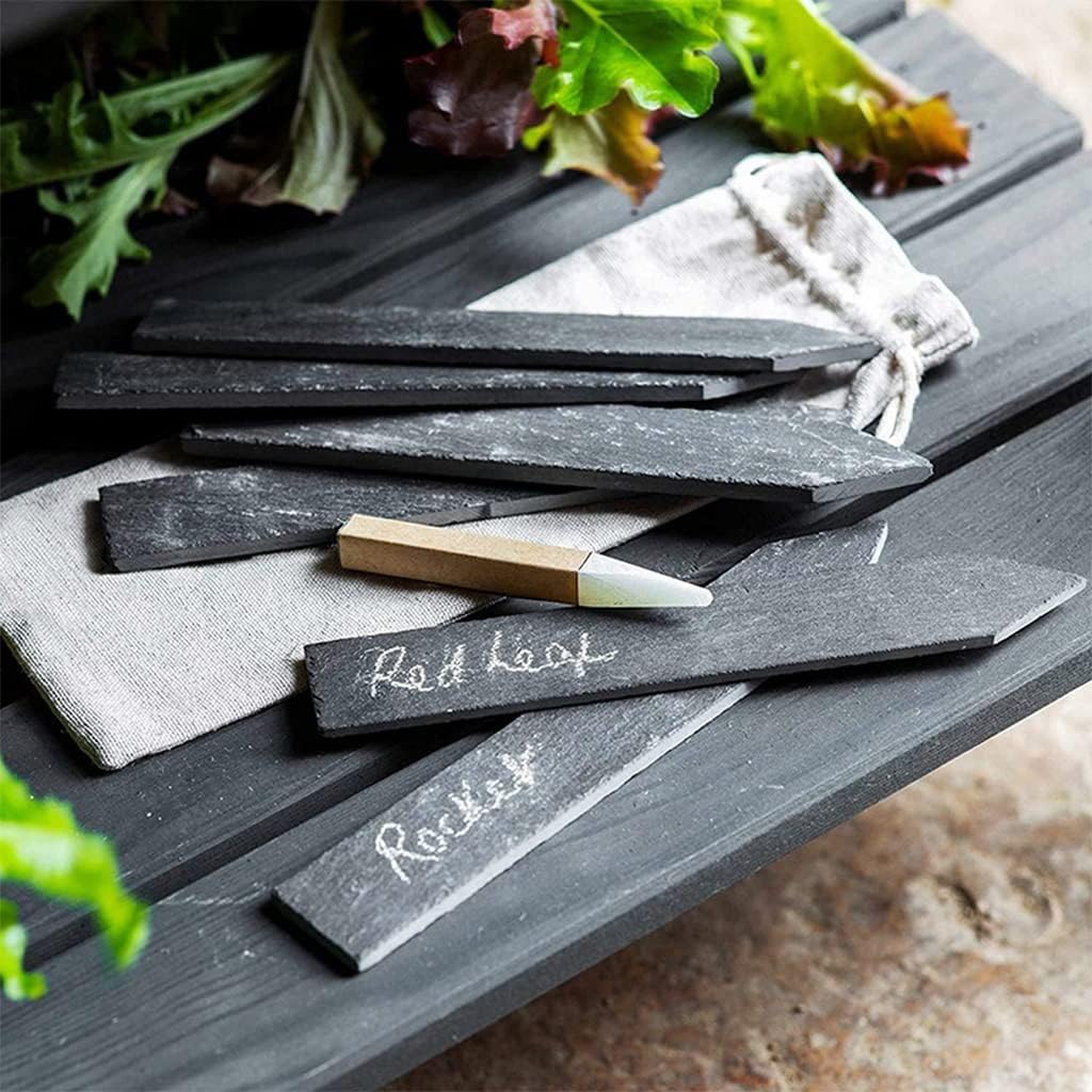 10 Pcs Natural Labels Plant Signs Reusable Garden Markers Plant Stake for Vegetables Succulents Potted Flower