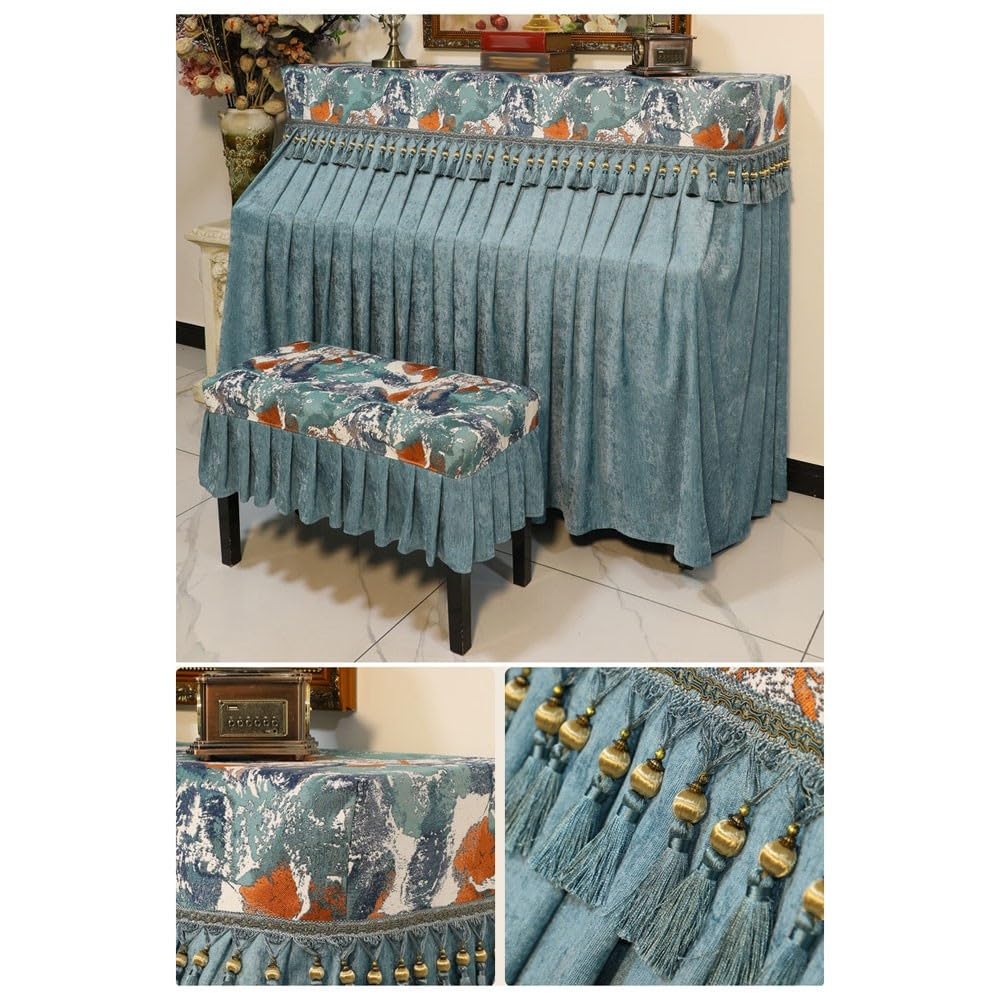 Osłona przeciwpyłowa na pianino, w stylu amerykańskim(Double Bench Cover)