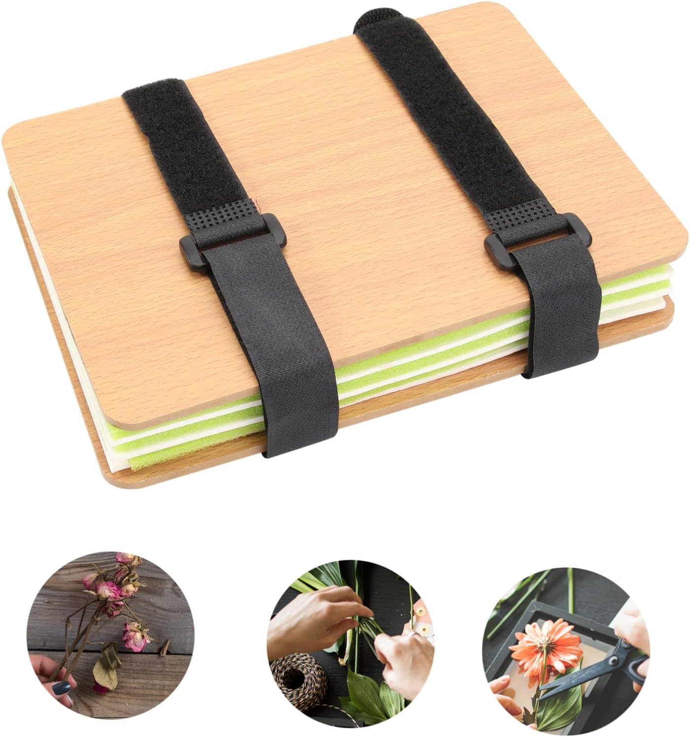 ULDIGI Flower Pressing Plant Leaf Press Plant Press Kit for Adults Flower Specimen Tools Kit