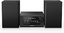Panasonic Compact Stereo System with CD Player, Bluetooth, FM Radio and USB with Bass and Treble Control, 80W Stereo System for Home with Remote Control - SC-PM700PP-K Black