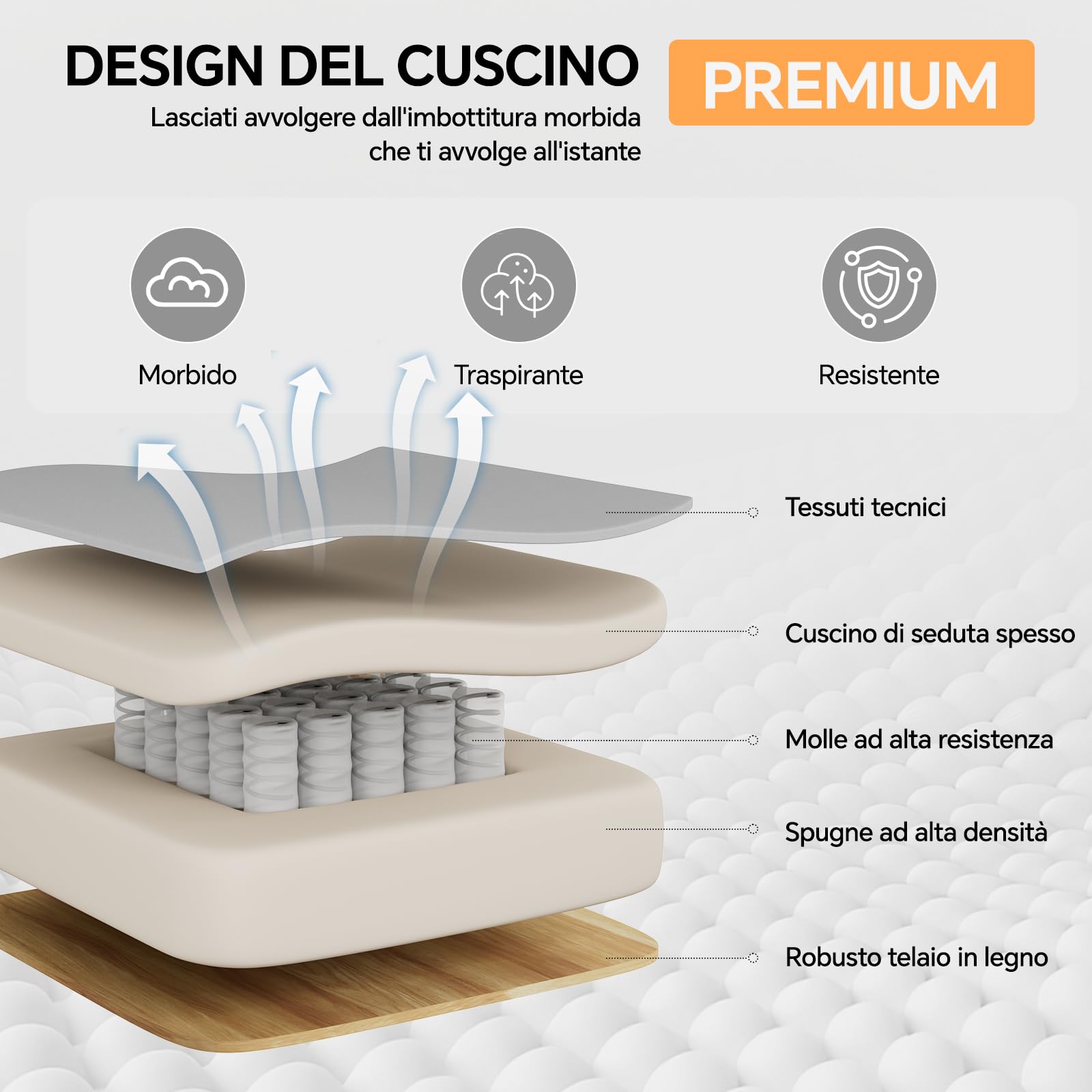 Sedia Scrivania Sedia Ufficio Direzionale Braccioli Sollevabile, Poltrona Ufficio Ergonomica con Schienale Alto Regolabile in Altezza con Supporto Lombare, Sedia da Ufficio 200KG, Grigio