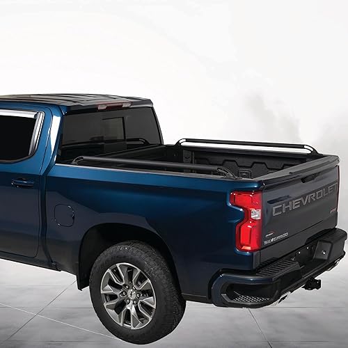 Miniatura 6 de Putco 88872 Rieles laterales negros para casillero – Rieles de caja de camioneta negro mate premium – Se adapta a RAM 1500 2019-2025 Short Box –