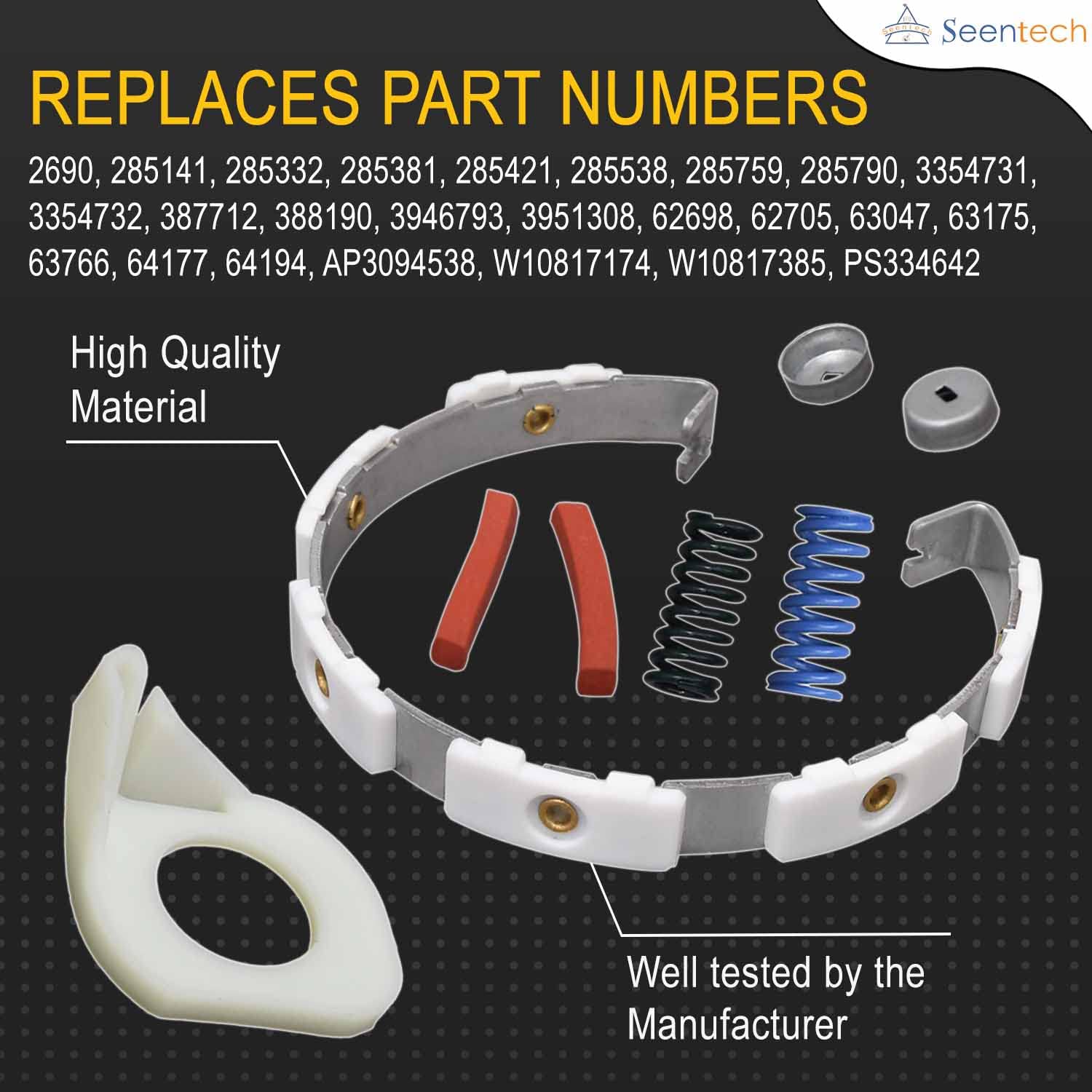 Hydrangea4936　0705 Amazon.com: 285790 Washer Clutch Band & Lining Kit by Seentech