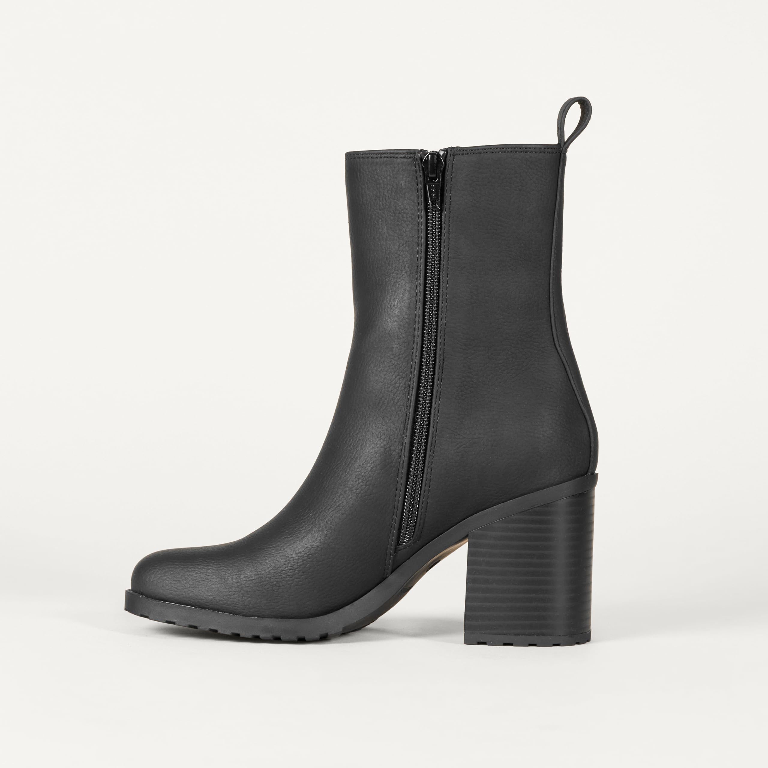 Amazon Essentials Damen Halbhohe Chelsea-Stiefel Absatz