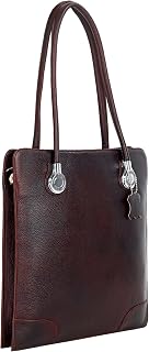 RICHSIGN LEATHER ACCESSORIES Full-Grain Natural Leather Ladies Purses Shoulder & Handbag Top Handle Bags For Women Office ... Price In India