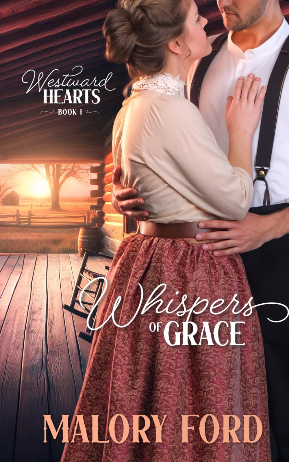 Whispers of Grace: A Christian Romance (Westward Hearts)