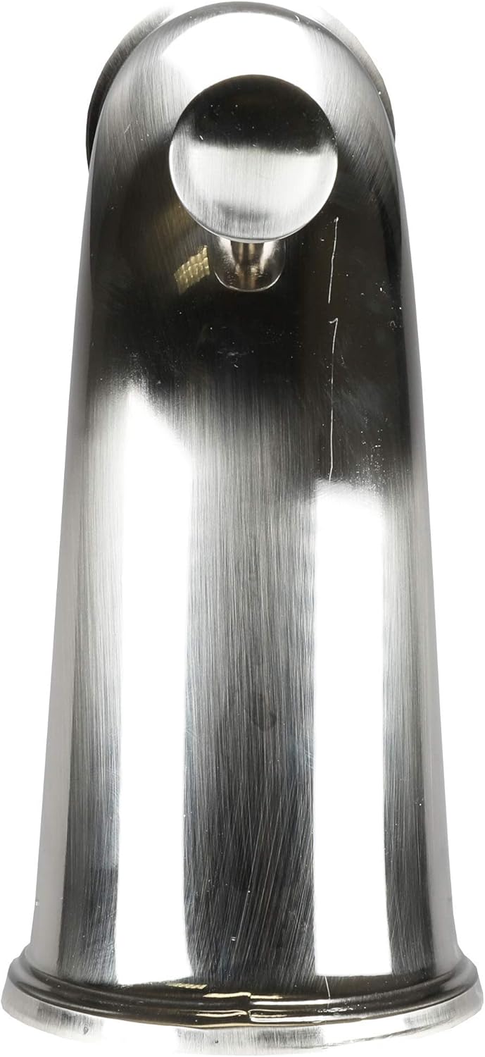 DANCO Decorative Bathtub Faucet Spout with Pull Up Diverter | 6 Inch Length | Brushed Nickel Finish (10316)