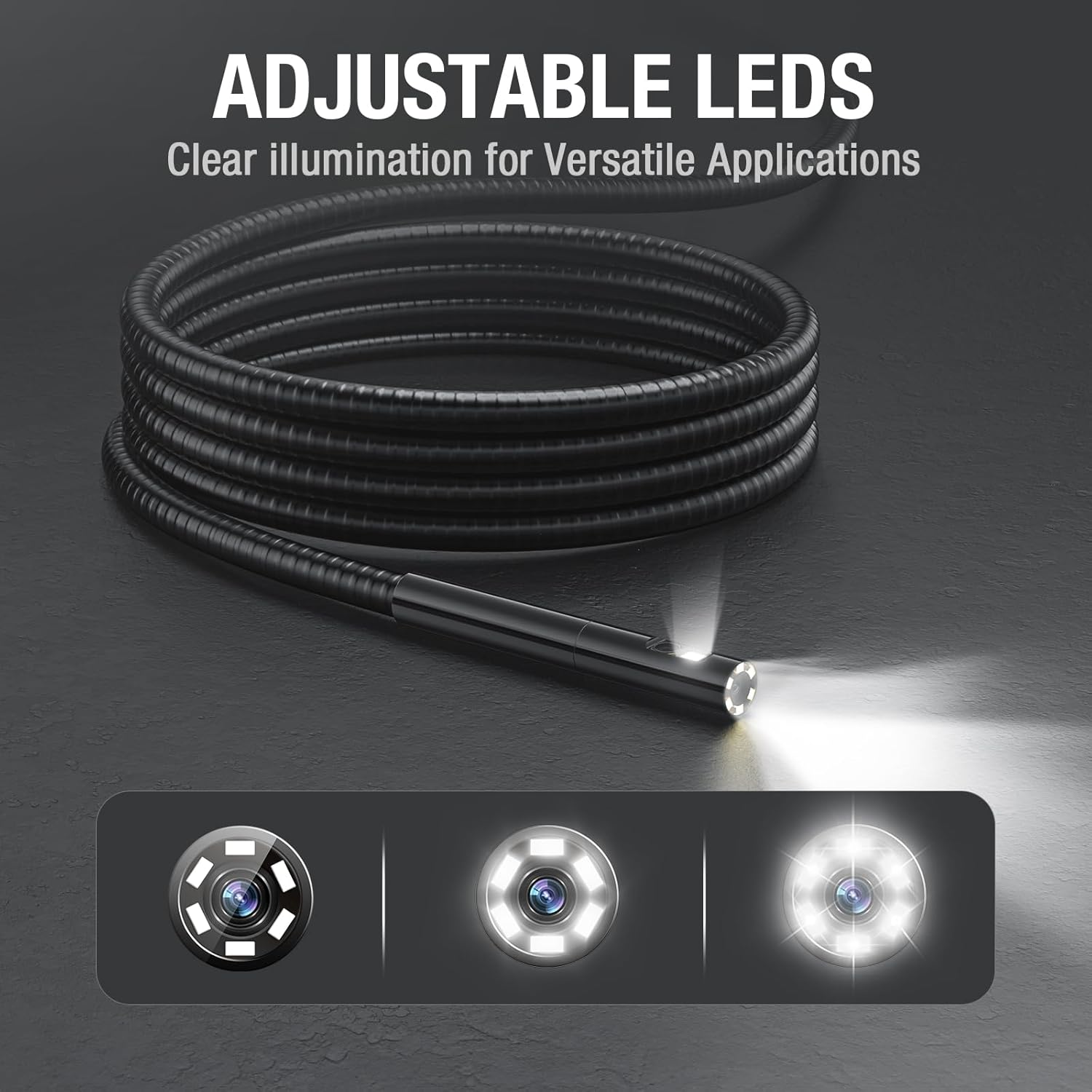 Teslong Dual Lens Inspection Camera & Dual Lens Articulating Borescope