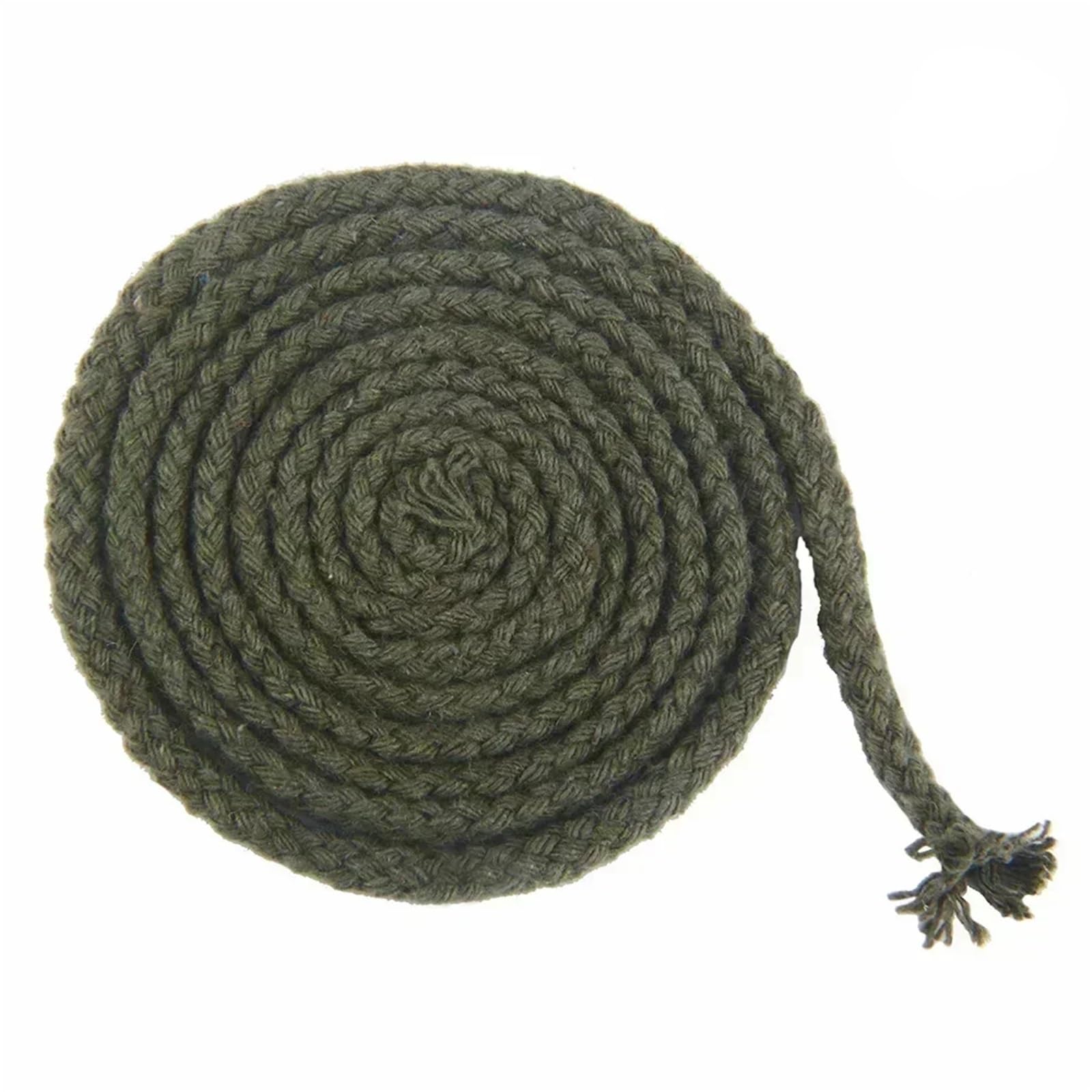 Cuerda de algodón suave trenzada en 8 partes para cinturones artesanales