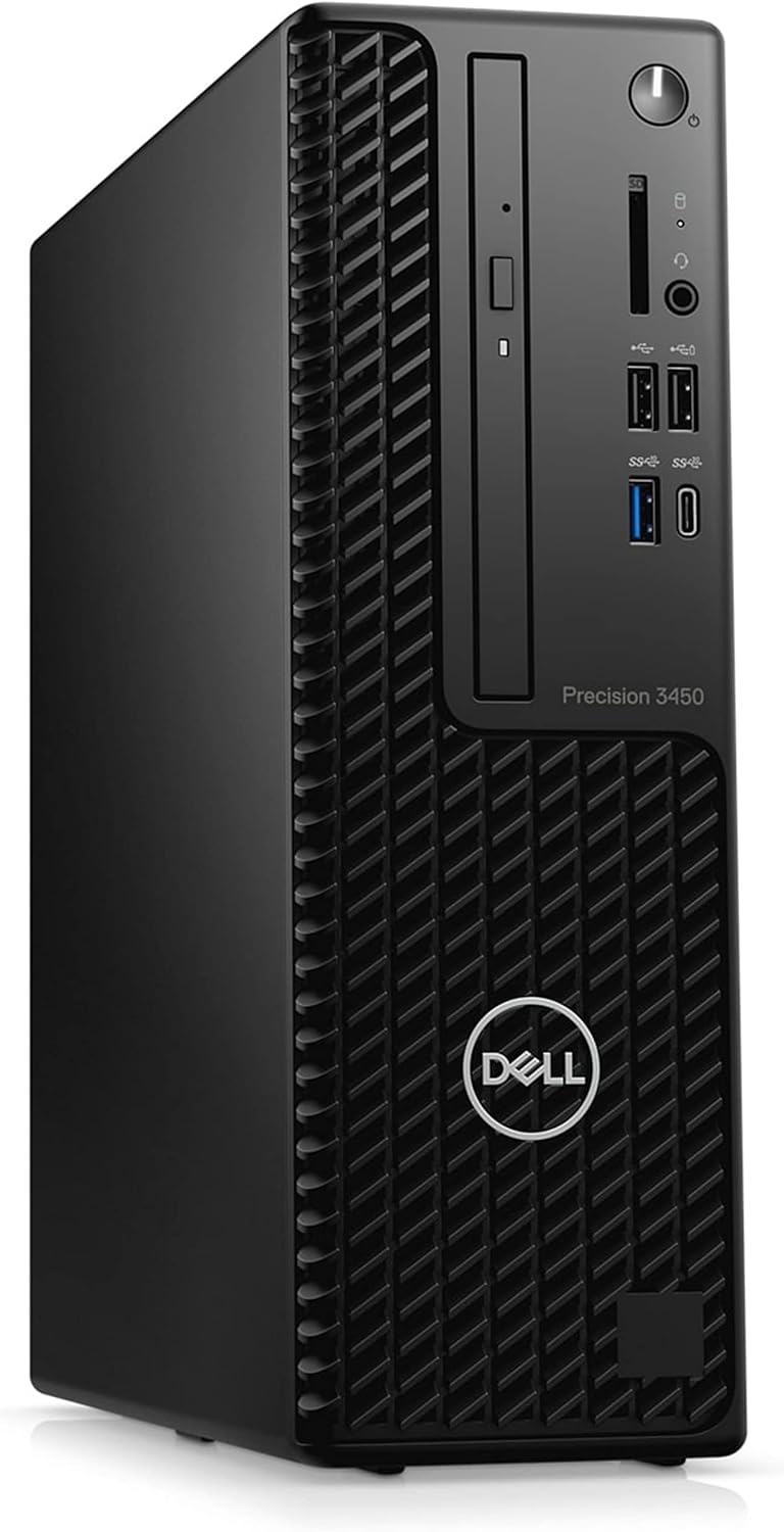 Rear view of Dell Precision 3450 SFF Workstation Desktop