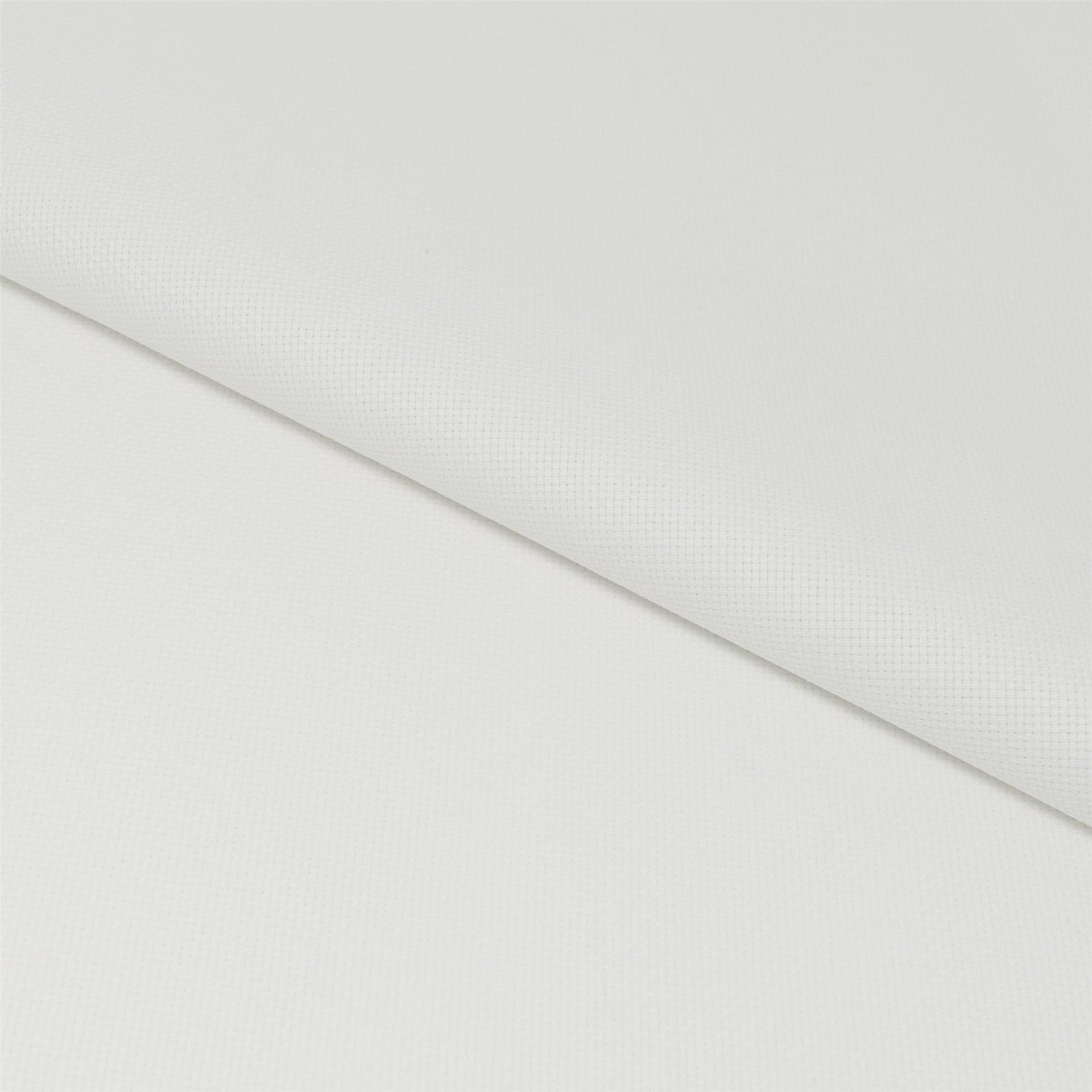 White 14 Count Zweigart Cross Stitch Aida Measuring 50cm x 75cm (19 x 29 Inches)