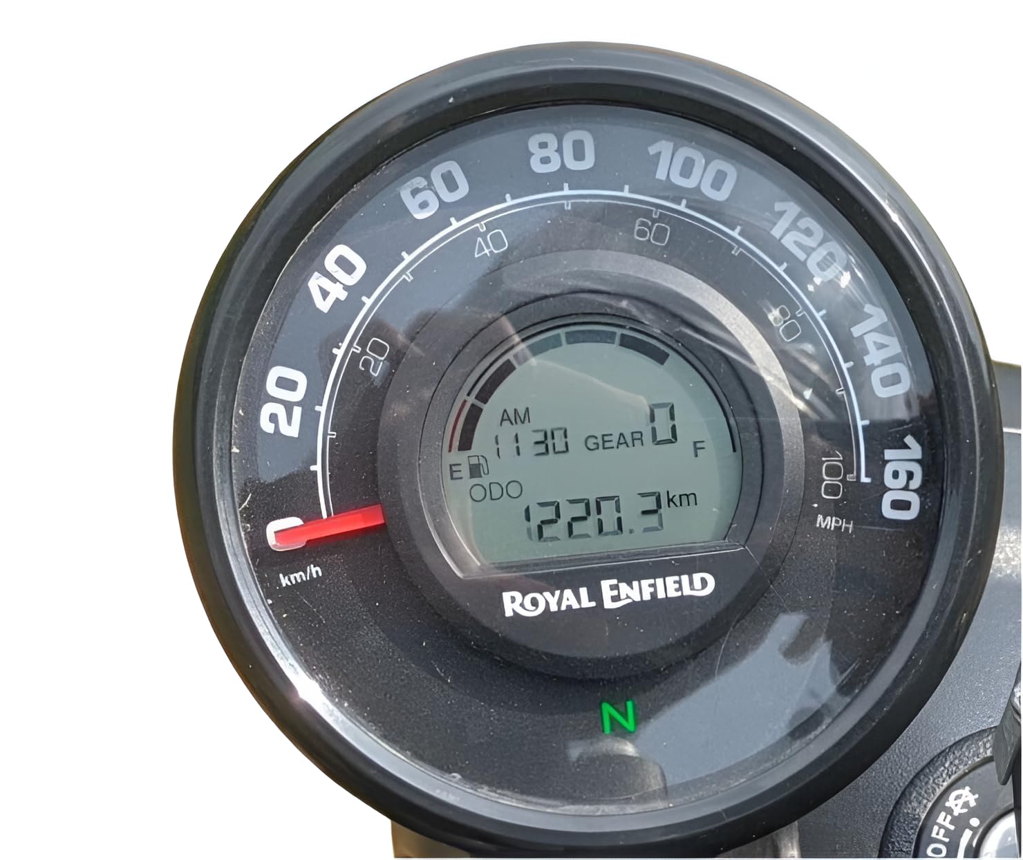 RTN Traders (1 PACK Digital Screen Protector For ROYAL ENFIELD HUNTER 350 METRO 90 MM || Anti Scratch || Water Resistant || HUNTER350 Bike Instrument Cluster Guard [Not Tempered Glass]