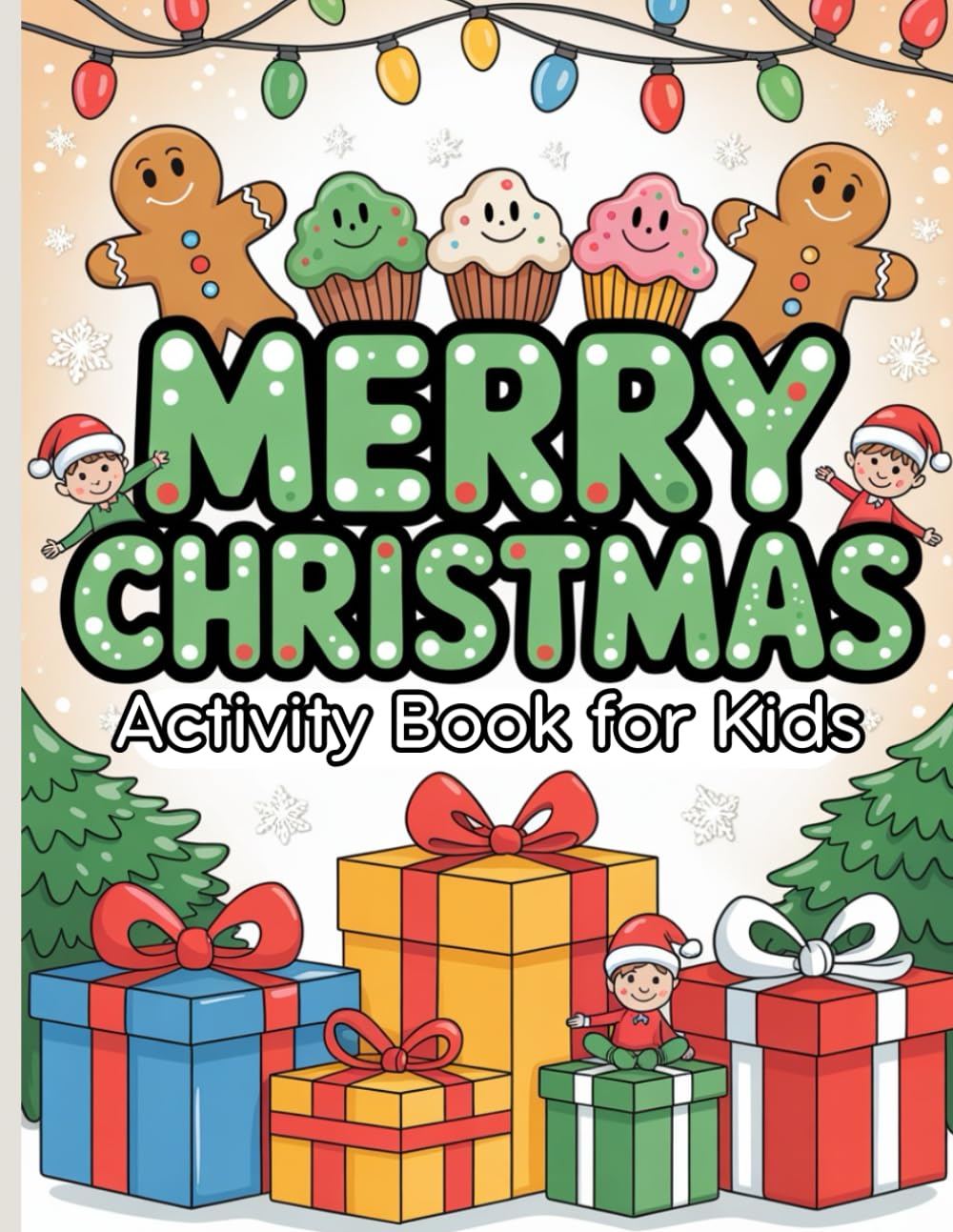 Merry Christmas Activity Book for Kids