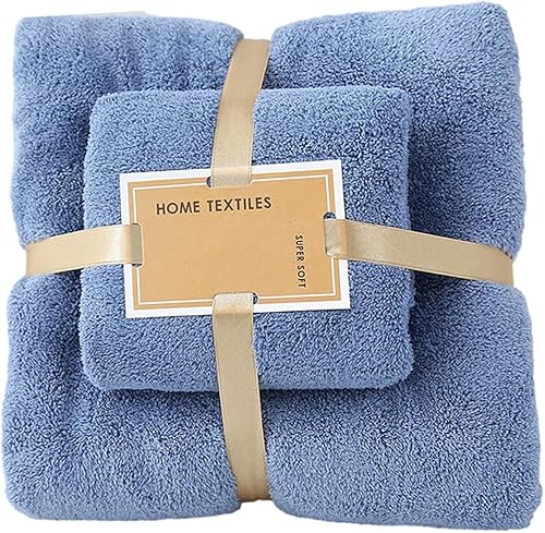 Miniatura 7 de Shakven Juego de toallas de baño  Juego de toallas de baño de lujo de algodón ultra suave, toallas de mano muy absorbentes, juego de toallas de mano