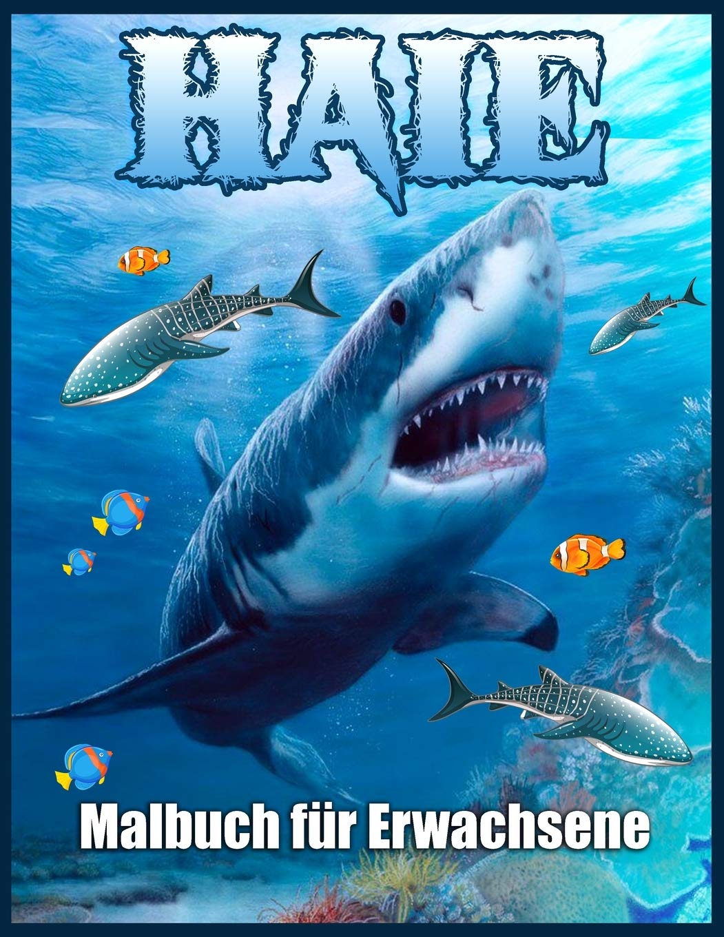 Haie Malbuch für Erwachsene: Malbuch zum Stressabbau für Erwachsene