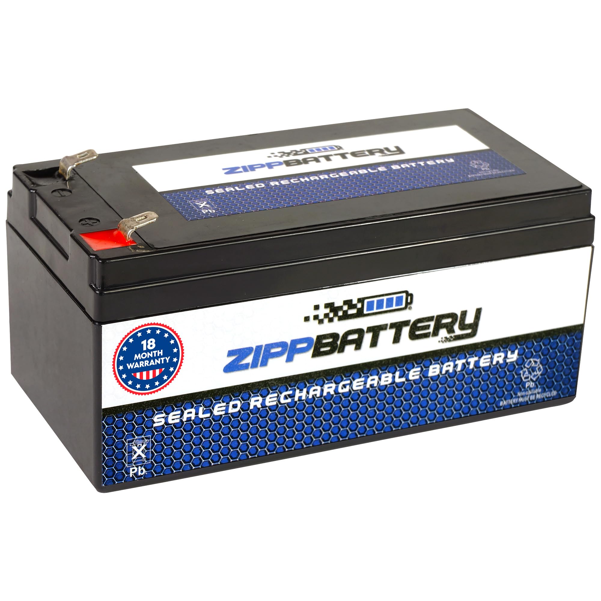 Amazon.com: ZIPPBATTERY 12V 3.5Ah SLA Battery – F1 Spade Terminal
