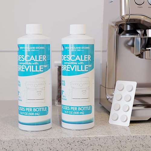 Miniatura 7 de Solución de descalcificación compatible con Breville, 8 usos, el kit de descalcificación de 2 años viene con 8 tabletas de limpieza, kit de