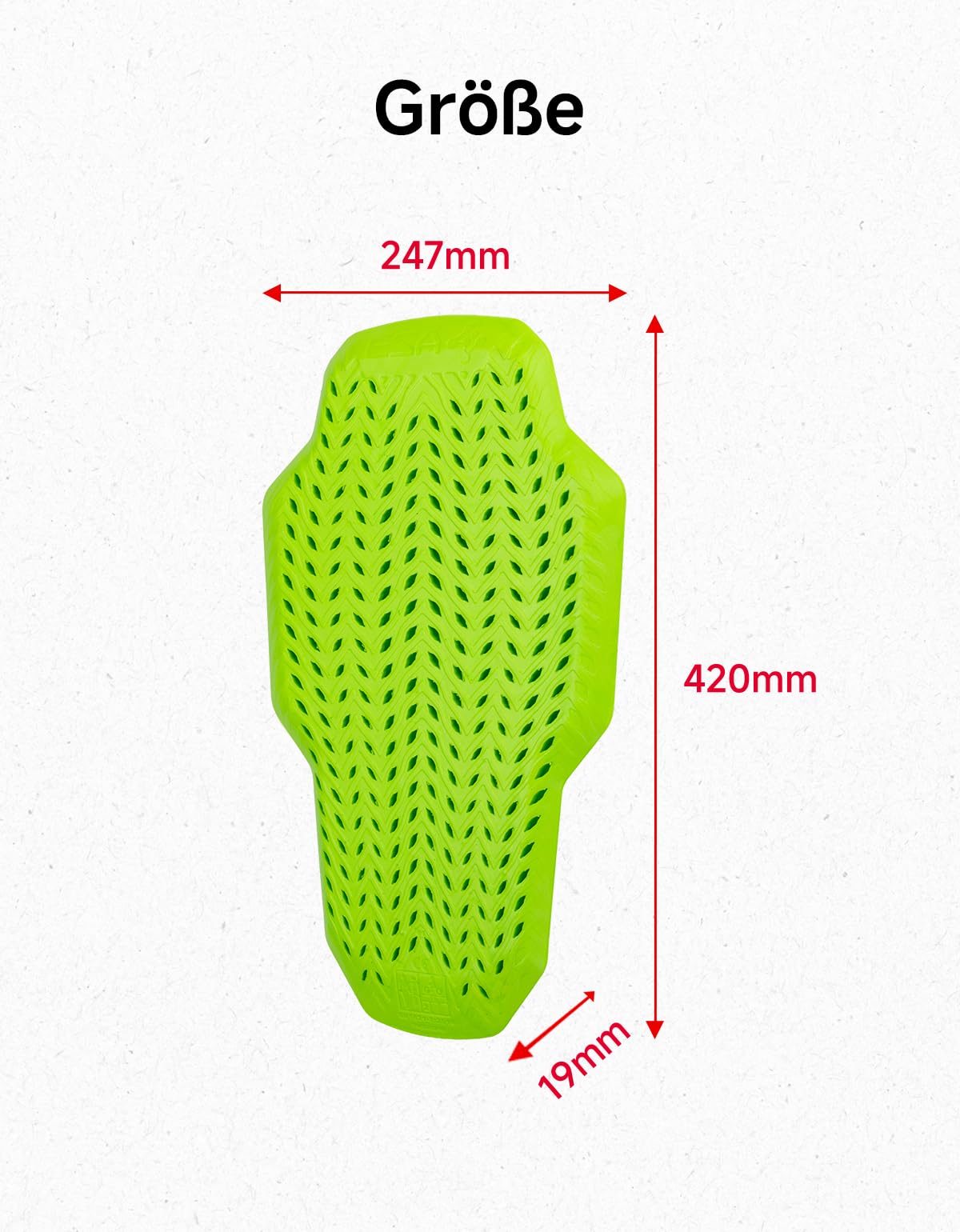 KEMIMOTO Paraschiena CE Level 2 per moto (unisex)