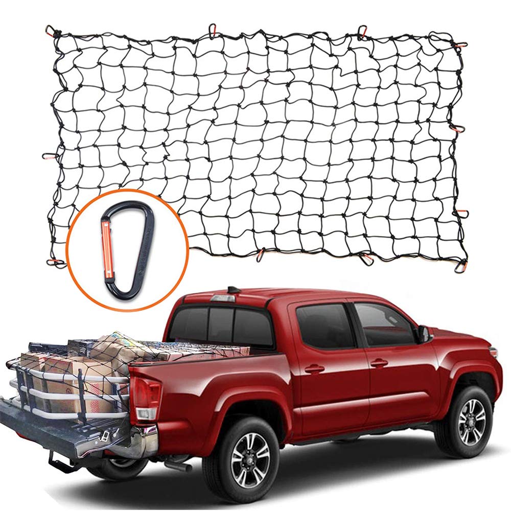 Cargo Net Tighter Stretchs Bungee Élastique De Stockage De Bagages Camion Lit Auto Universel Remorque Accessoires Maille Ramassage De Voiture