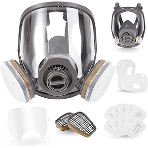 Masque Respiratoire Anti-poussière, Demi-Masque Facial, Masque Anti-poussière Pour Soudeur, Filtre De Soudage, Pulvérisation De Peinture, Travail Du Bois