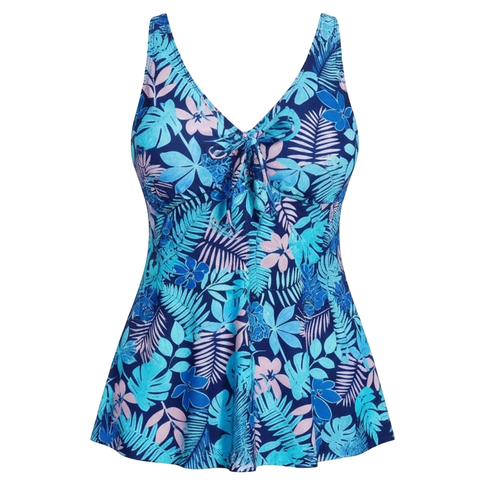 Haut de Tankini pour Femme, Maillot de Bain Simple, élégant, rembourré, vêtements de Plage, Sport et Loisirs (Haut de Tankini Seul)