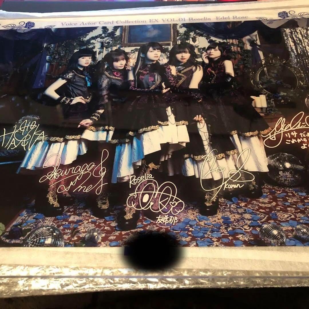 Roselia Edel Rose シリアルナンバー入りアクリルボード Roselia