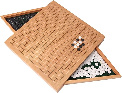 Vista 15 de GSE Games & Sports Expert Juego de ajedrez de madera de 15 pulgadas, juego de tablero de ajedrez plegable con ranuras de almacenamiento de piezas