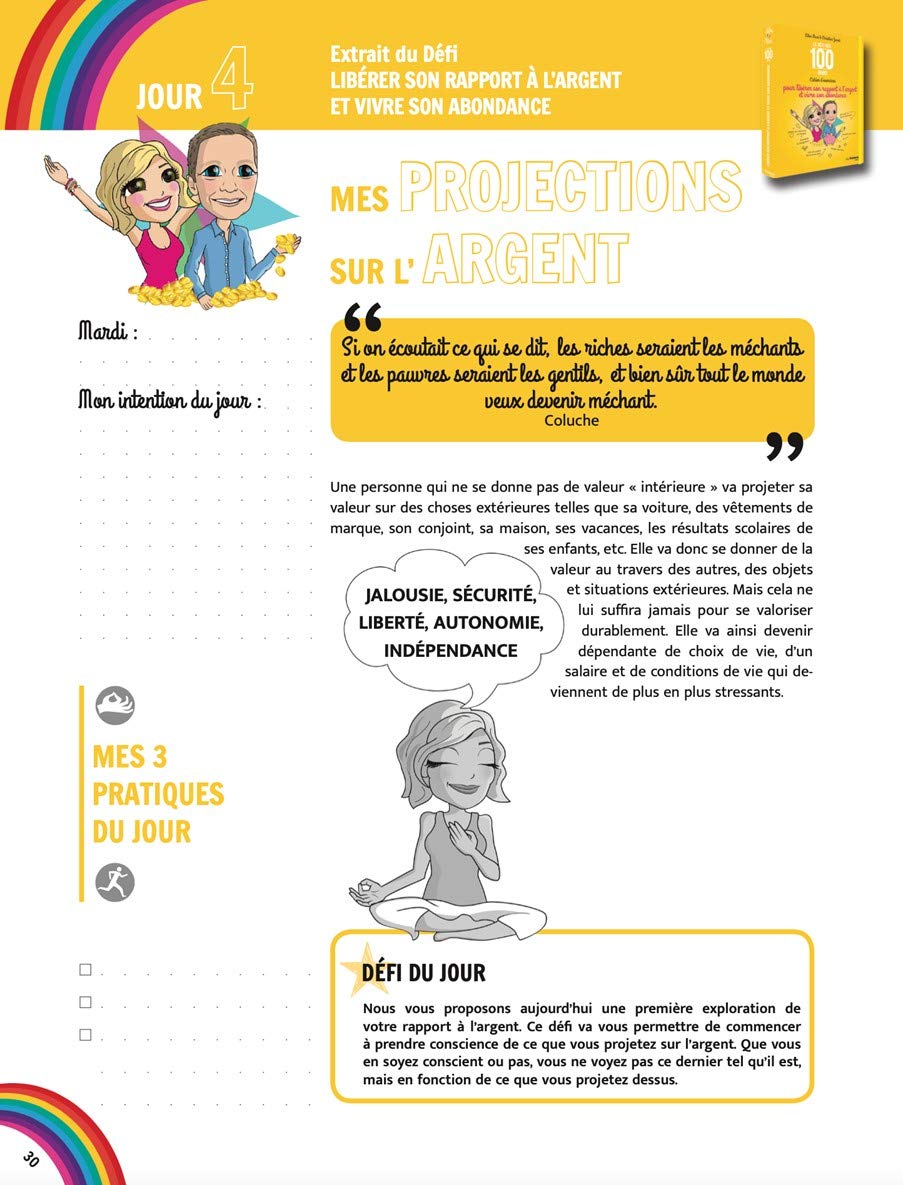 Le Defi Des 100 Jours Arc En Ciel Le Défi Des 100 Jours Cahier D'exercices Pour Une Vie Arc-en-ciel |  freixenet.com